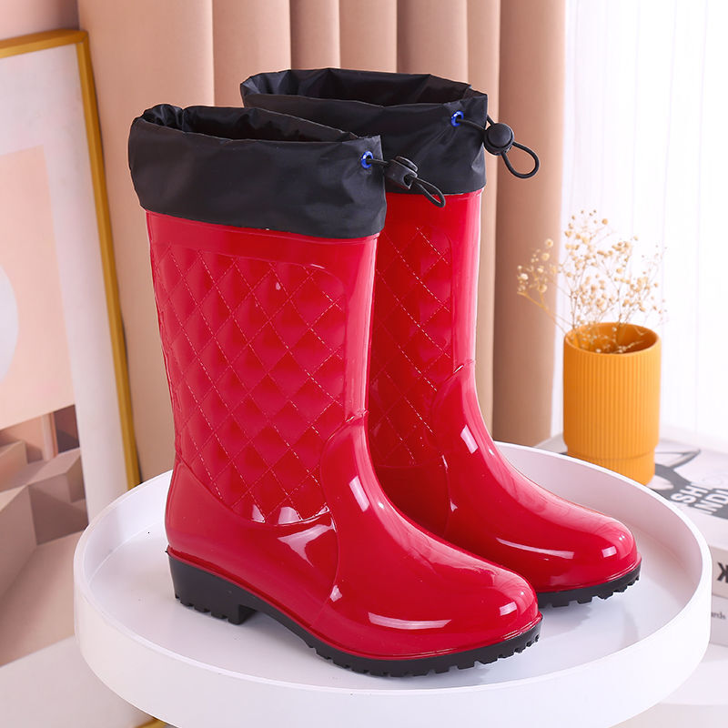 shukou water shoes for women anti slip midsole womens rain boots new rain boots for women adult water boots wearresistant midsole boots