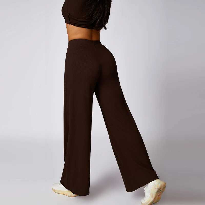 Heavy Sports Wide-g Pants Soft Pants High Waist Loose Straight Pants Belt Womens Casual Pants M241119