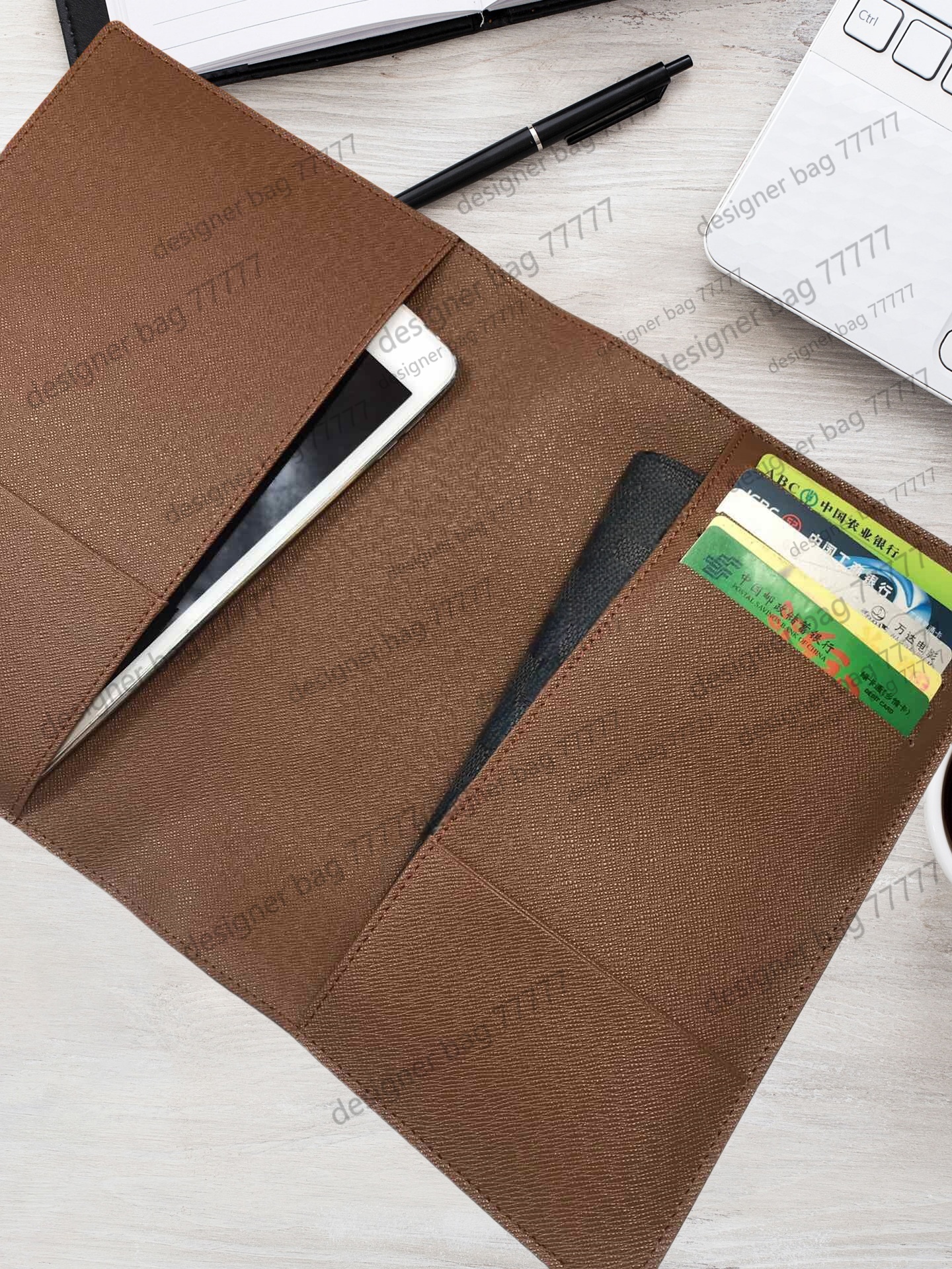 Designers Agenda Large Desk agenda Cover Holders Men women Business Notebook Diary Protective Case Card Holder Wallets Desktop Designers Notepad Size 18cm*23cm