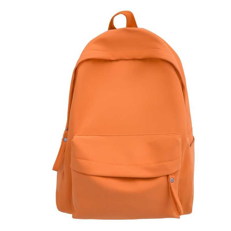 Junior High School High Beauty Backpack for Women Sweet and Fresh Solid Color Backpack Cute Campus Student Backpack 241120
