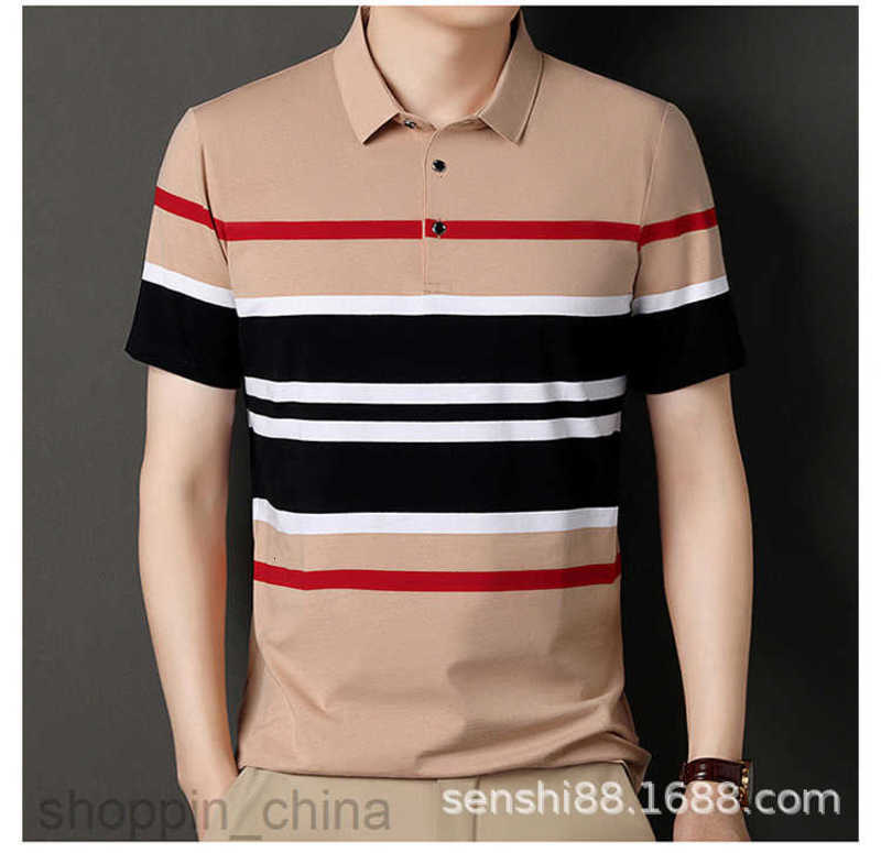 Mens Polos Shirts Fashion T-shirt Business Polo Shirt with Elegant Slim Fit Collar, High end Design, High Grade Counter Quality tops