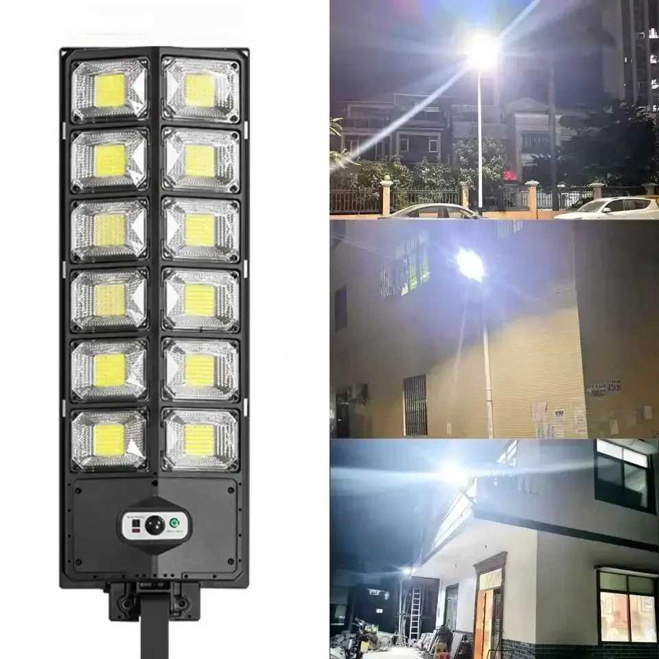 High Power Solar Lights Led Lights Outdoor Most Powerful Outdor Solar Lamp 3 Mode Remote Control Waterproof Garden Street Lamps zyc241120