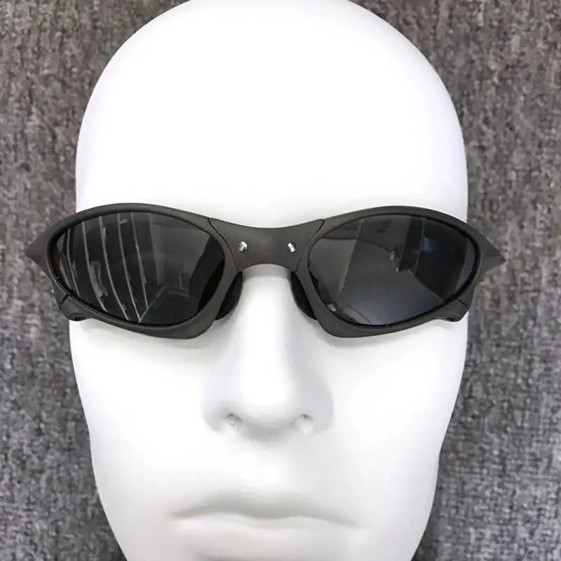 Mens Polarized Sunglasses Bicycle Glasses UV400 Fishing Sunglasses Metal Bicycle Goggles Bicycle Glasses Riding Glasses H8-2 241120