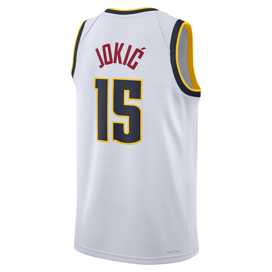 DEN Basketball Jerseys Jokic Nugget Aaron Gordon Jamal Murray Michael Porter jr Russell Westbrook Christian Braun Peyton Watson Dario Saric Custom Cit