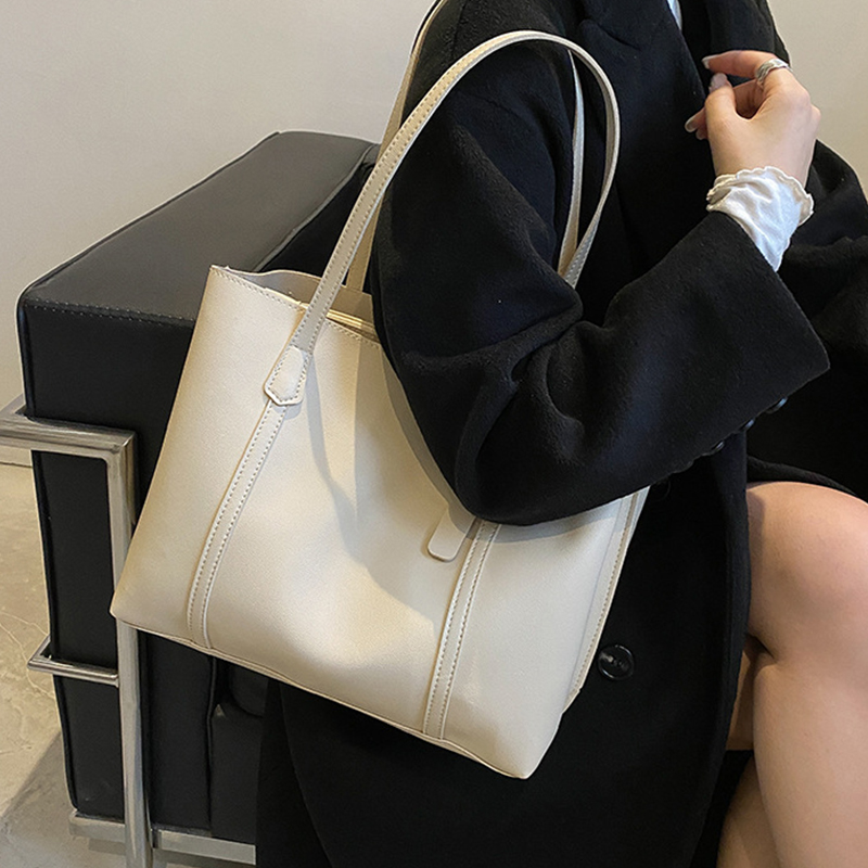 Tote Bag for Women PU Leather Large Purses Top Handle Handbags Shoulder Bags Satchel Purse for Work Travel for Autumn and Winter