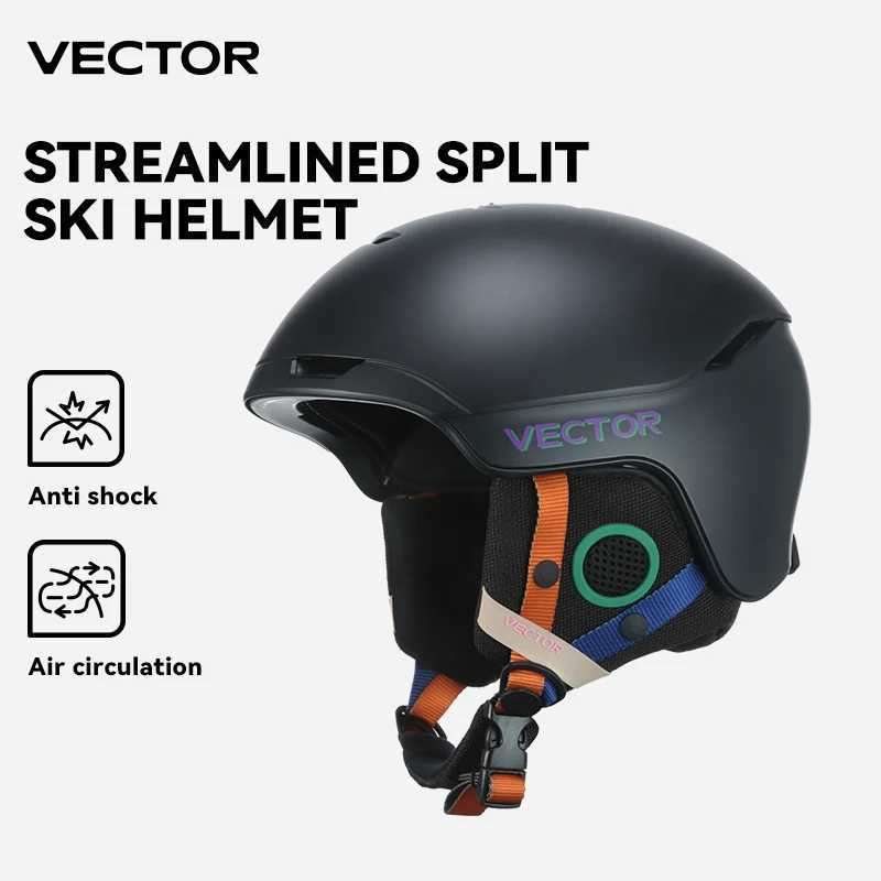 VECTOR Ski Helmet Mens Rovab Anti Collision Streamlined Split Ski Helmet W241120