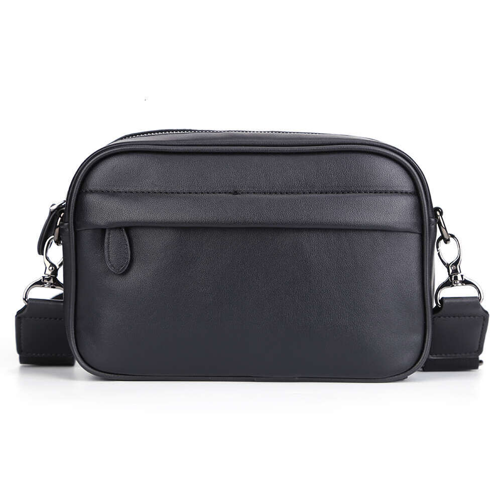 Casual Crossbody for Men's PU Leather Male Business Small Square Classic Pattern Messenger Bag Man Plaid Shoulder Bags
