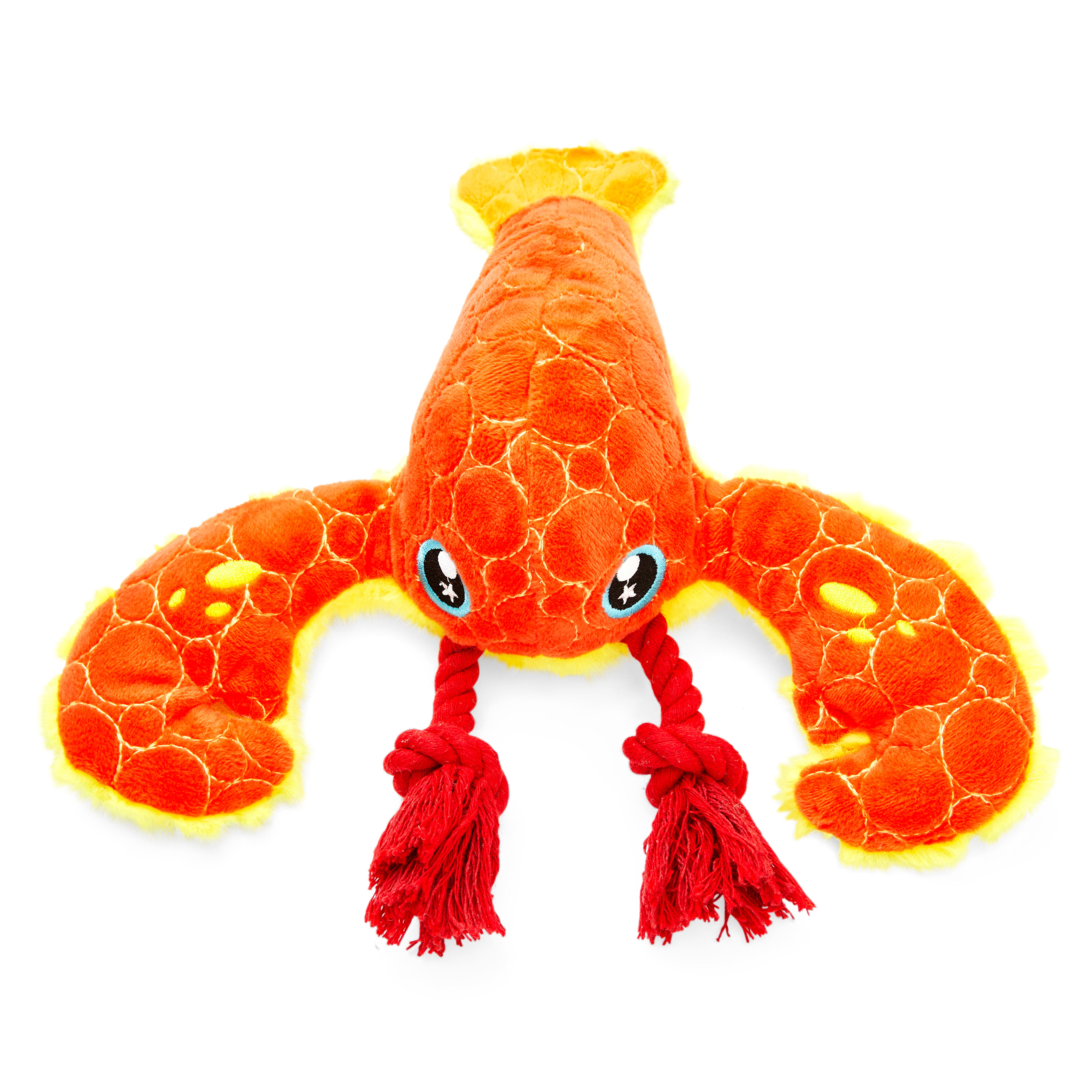 2026 New Leaps Bounds Ruffest & Tuffest Lobster Tough Plush Dog Toy With Kevlar Stitching, Medium Free Shipping