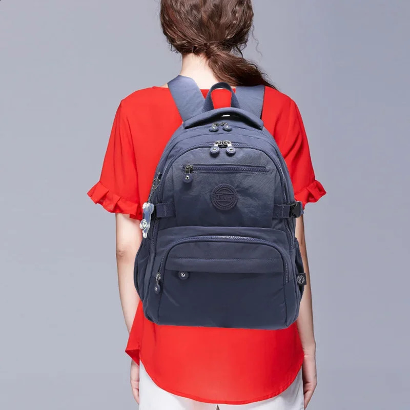 Tegaote Light Travel Mens Backpack Outdoor Backpack High School Student Backpack Womens Backpack High Quality Nylon Waterproof Bag 241112