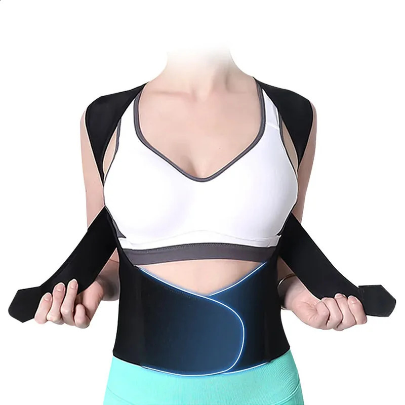 Posture Corrector for Women and MenAdjustable Shoulder Posture BraceBack Straightener PostureUsed for Middle Upper Spine 241119