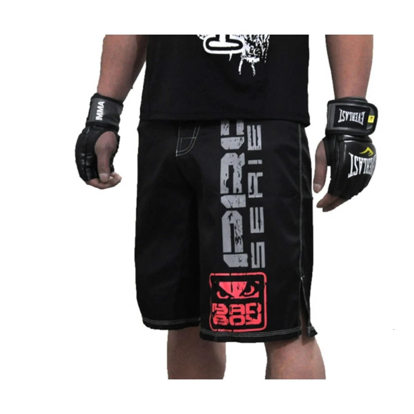 SUOTF Black White Tiger Muay Thai shorts Boxing MMA fitness training pants boxing shorts mma shorts kickboxing shorts mma 240419