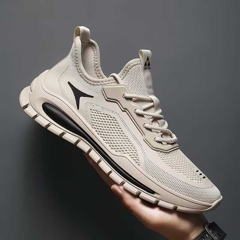 Marathon Men Sports Running Shoes Air Cushion Breathable Light Comfortable Women Athletic Outdoor Jogging Sneakers FootwearC241012