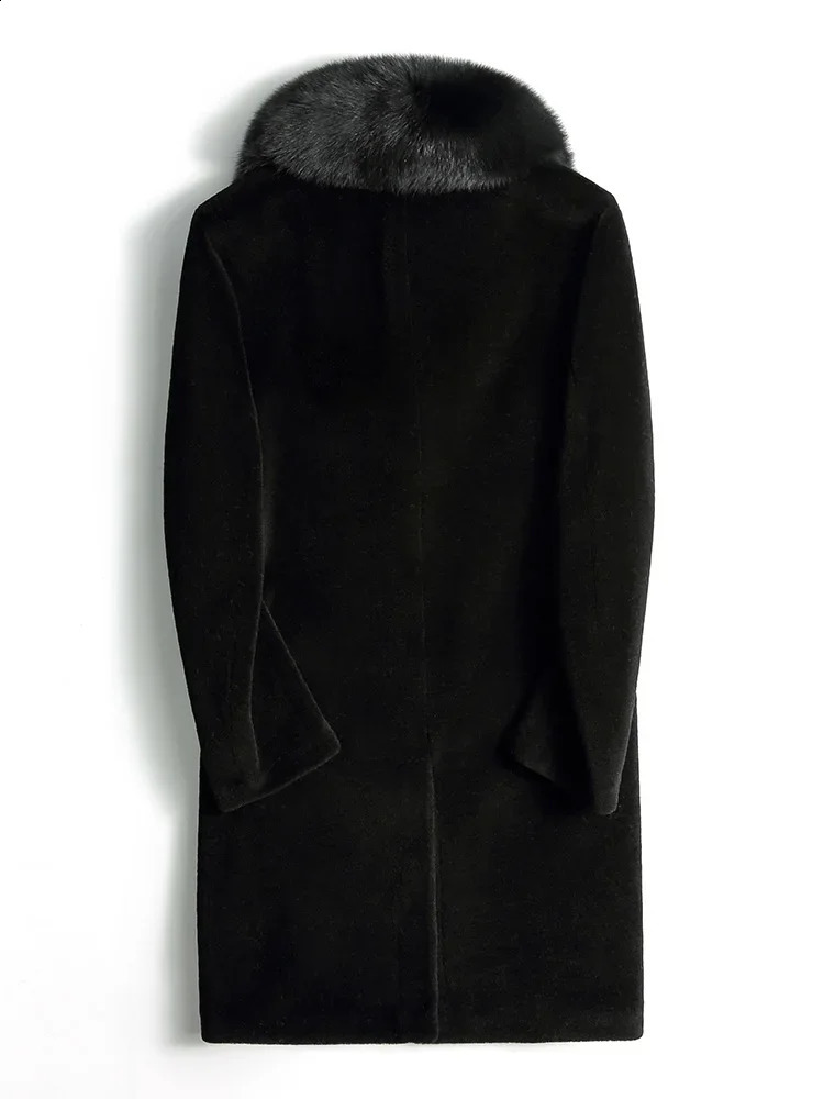 Genuine Leather Fur Coats For Men: Stylish And Warm Winter Jackets In Black