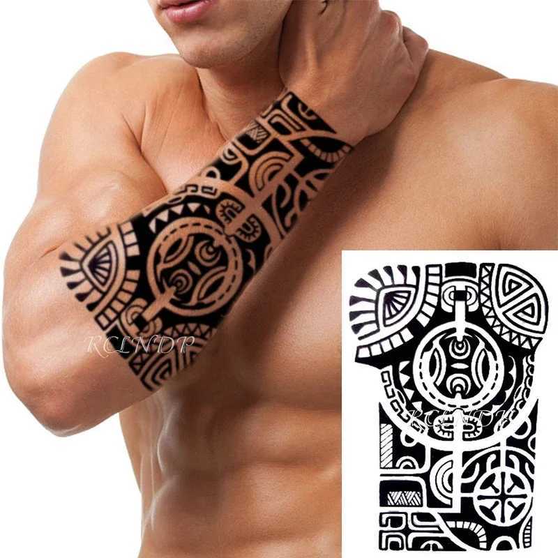 Waterproof temporary tattoo sticker clown skull letter large size body art flash tattoo fake tattoo stickerXJ25414