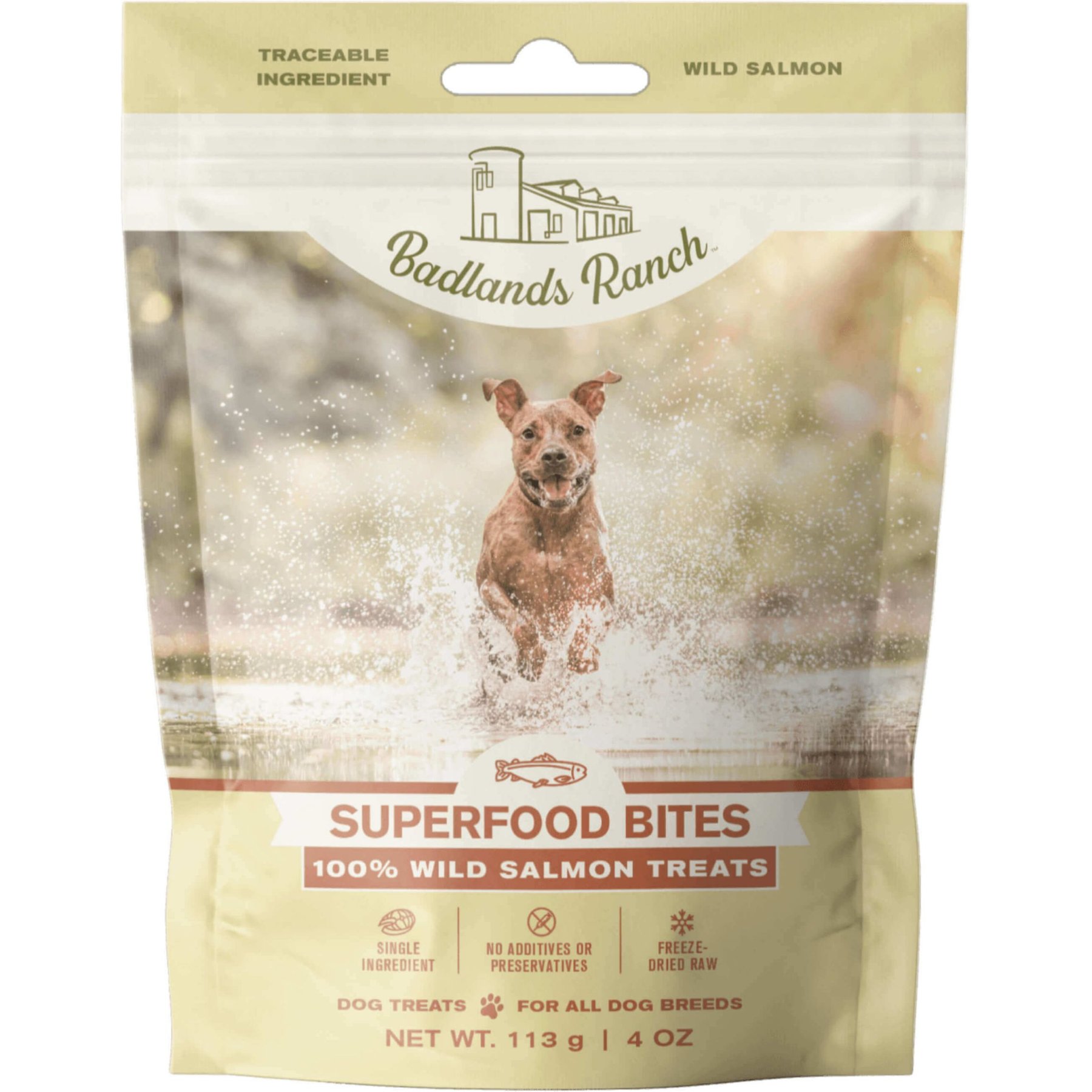 Badlands Ranch Salmon Grain-Free Freeze-Dried Raw Dog Treats