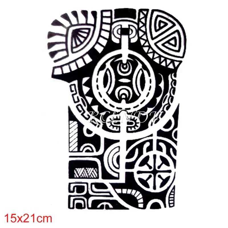 Waterproof temporary tattoo sticker clown skull letter large size body art flash tattoo fake tattoo stickerXJ25414