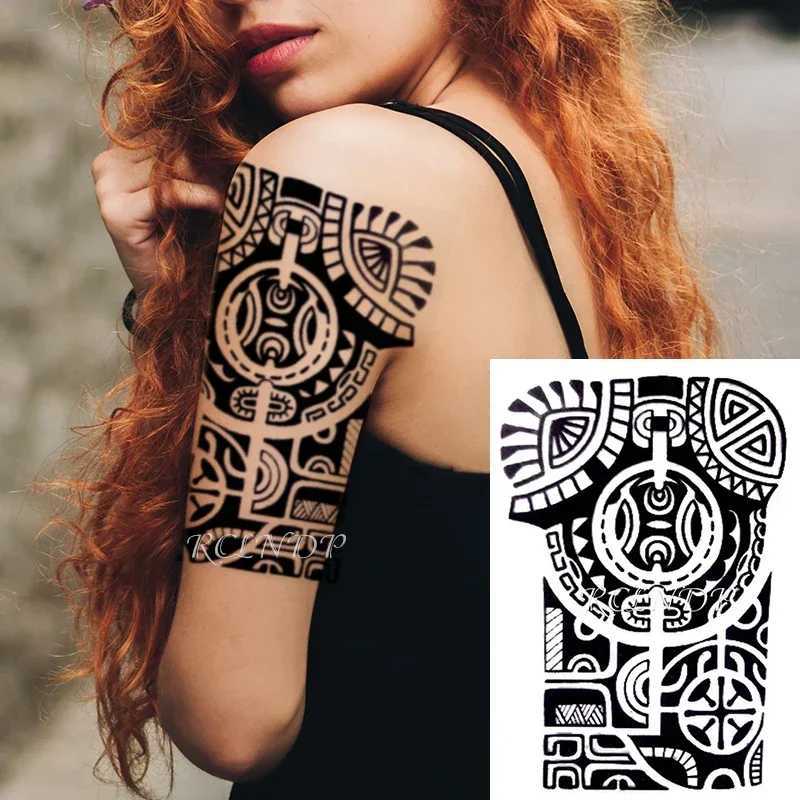 Waterproof temporary tattoo sticker clown skull letter large size body art flash tattoo fake tattoo stickerXJ25414