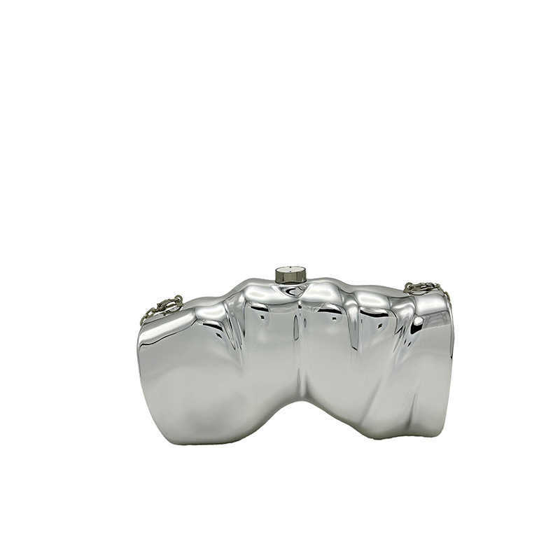 Acrylic shaped box bag, irregular shell dinner bag, hand-held horseshoe bag, single shoulder crossbody bag