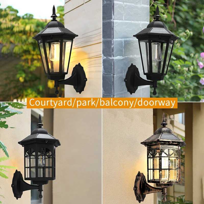 1PC Retro Landscape Solar Pathway Light Tungsten Filament Lamps Outdoor Garden Street Floor Decorative Solar Garden Led Lights zyc241120