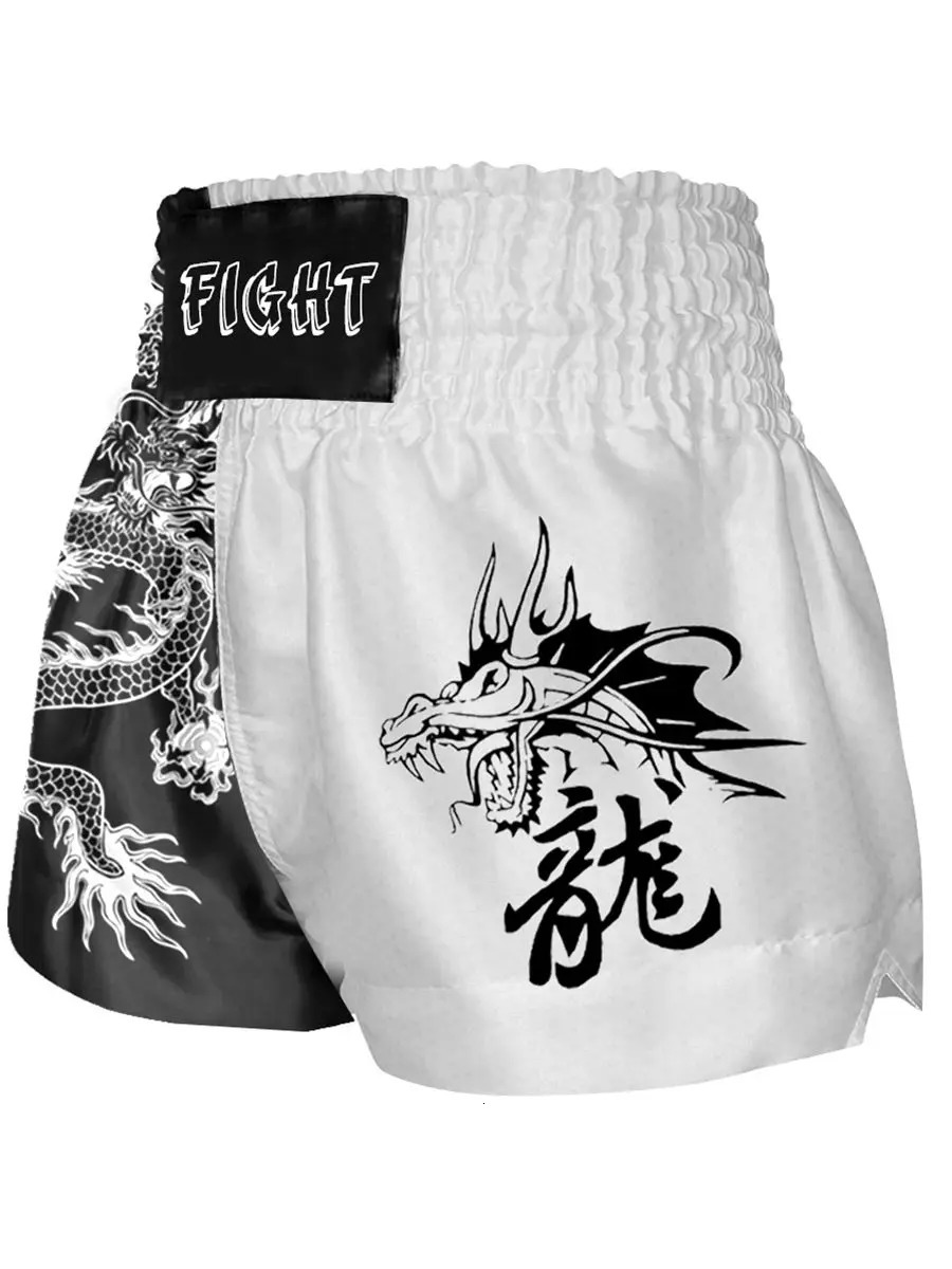 Muay Thai Shorts Free Combat Mixed Martial Arts Boxing Training Match Pants Adult Club Shorts Wholesale 240419