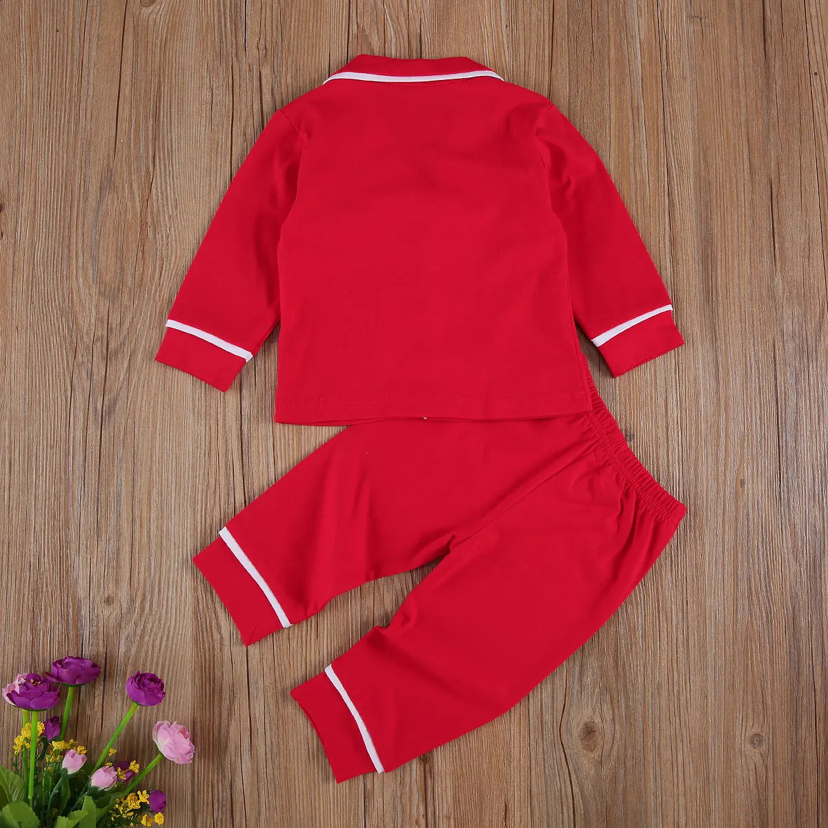 Children Christmas Set Boys Cotton Pajamas Girls Baby Autumn Clothes Long Sleepwear Cotton Kids Home Clothes Childrens Clothing 241120