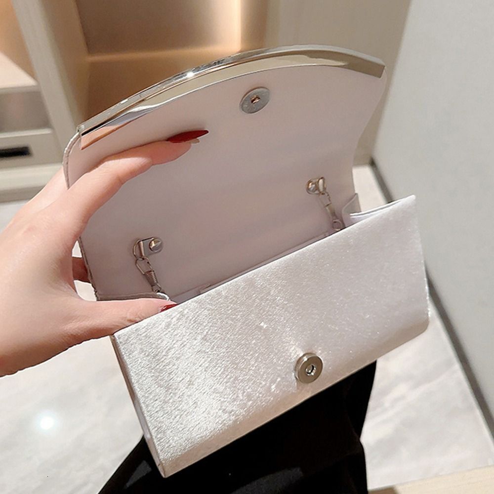 Fashion Ladies Sequins Clutches Evening Bags Glitter Banquet Handbags Women Chain Shoulder Bag Wedding Party Purse