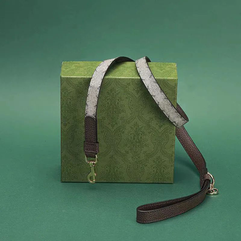 Same Classic Trend Brand Designer Dog Collar Leash Set Suitable For Small And Medium-sized Dogs With Box