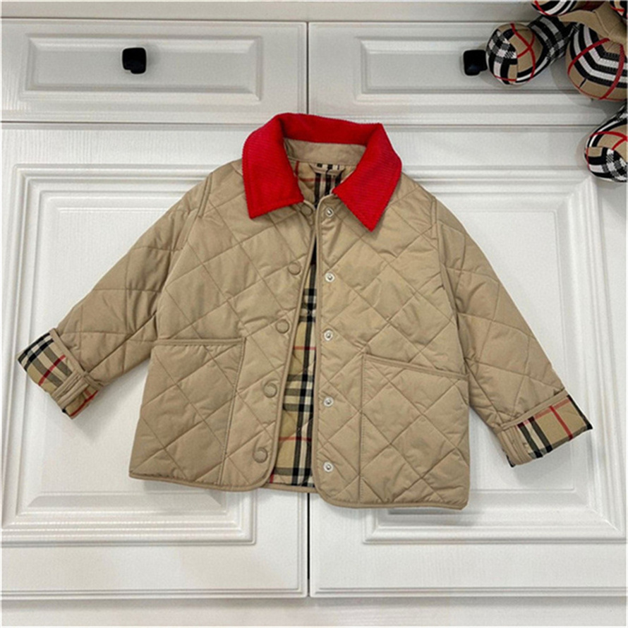 New brand girls boys down jacket luxury high quality autumn and winter children's warm trench coat children's size 100cm-160cm a3