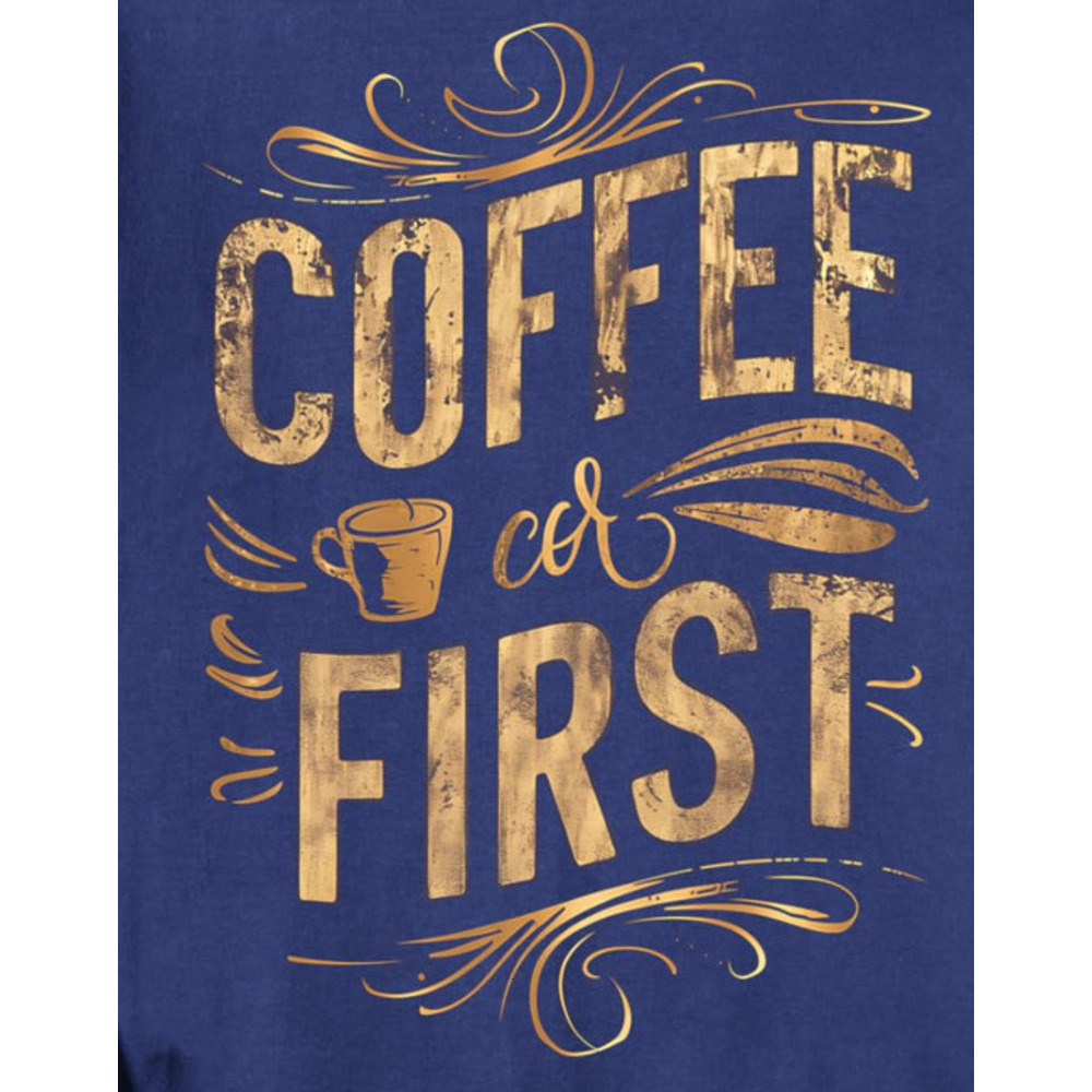 Long Sleeve Shirts for Men sweatshirt Coffee First Funny Quote Coffee Lover Gift Graphic Tees Sweatshirt T shirt Tee Streetwear Casual tops clothes