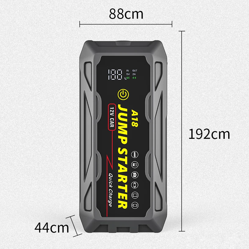 New Arrival Car Jump Starter Power Bank 2000A Starting Device Diesel Petrol Car Battery Charger For Car Battery Booster Buster