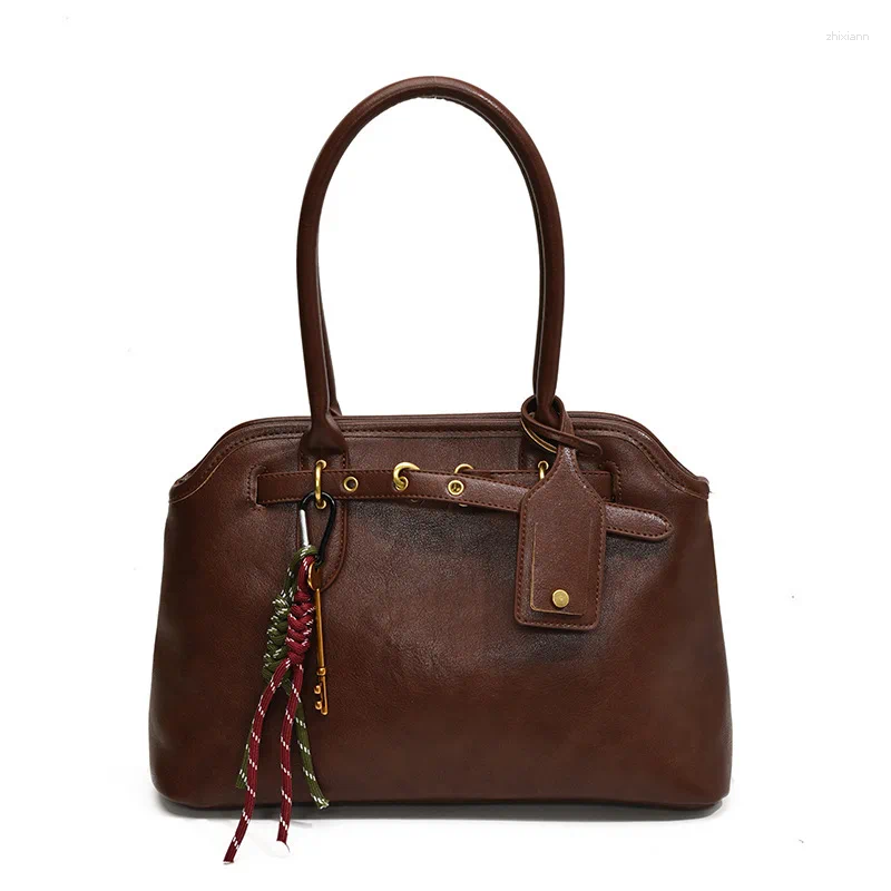 Free Shipping Totes Autumn Vintage Women's Handbag 2024 Simple Large Capacity Noble And Elegant One-shoulder Armpit Designer Bag Luxury Bag Tote 