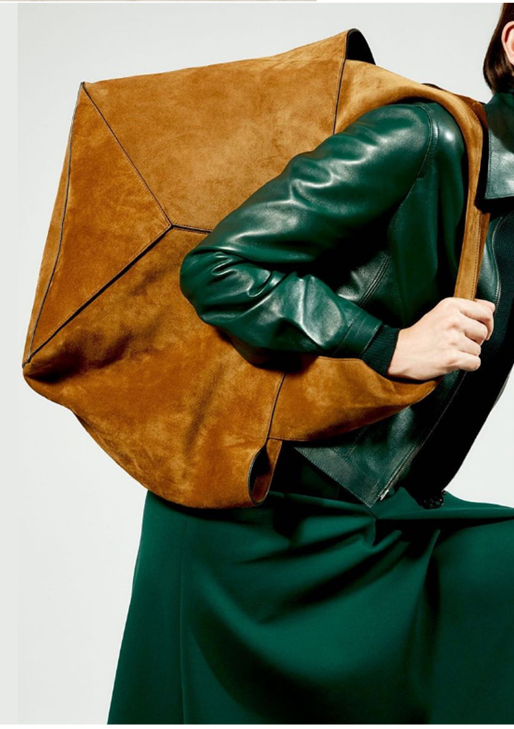 New Suede Bucket Women's Shoulder Shoppers Large Capacity Handbag Fashion Casual Versatile Crossbody Bag For Women Genuine Leather