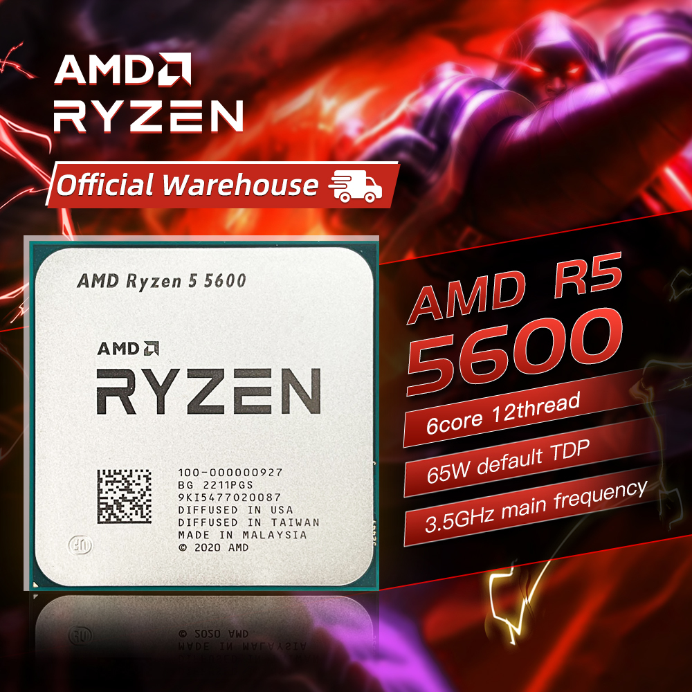 SOYO Monarch Dragon B550M Motherboard with AMD Ryzen 5 5600 CPU Gaming Kit Dual Channel DDR4 16GBx2 3200MHz RAM Computer Combo