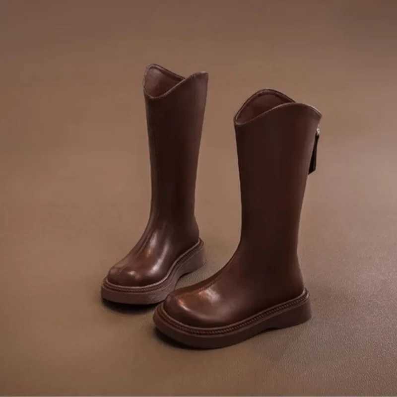 Baby Shoe Children Long Boot Baby Girl Boot Princess Boot Kid Shoe for Kid Girl Winter Boots for Girls Children XJ250812