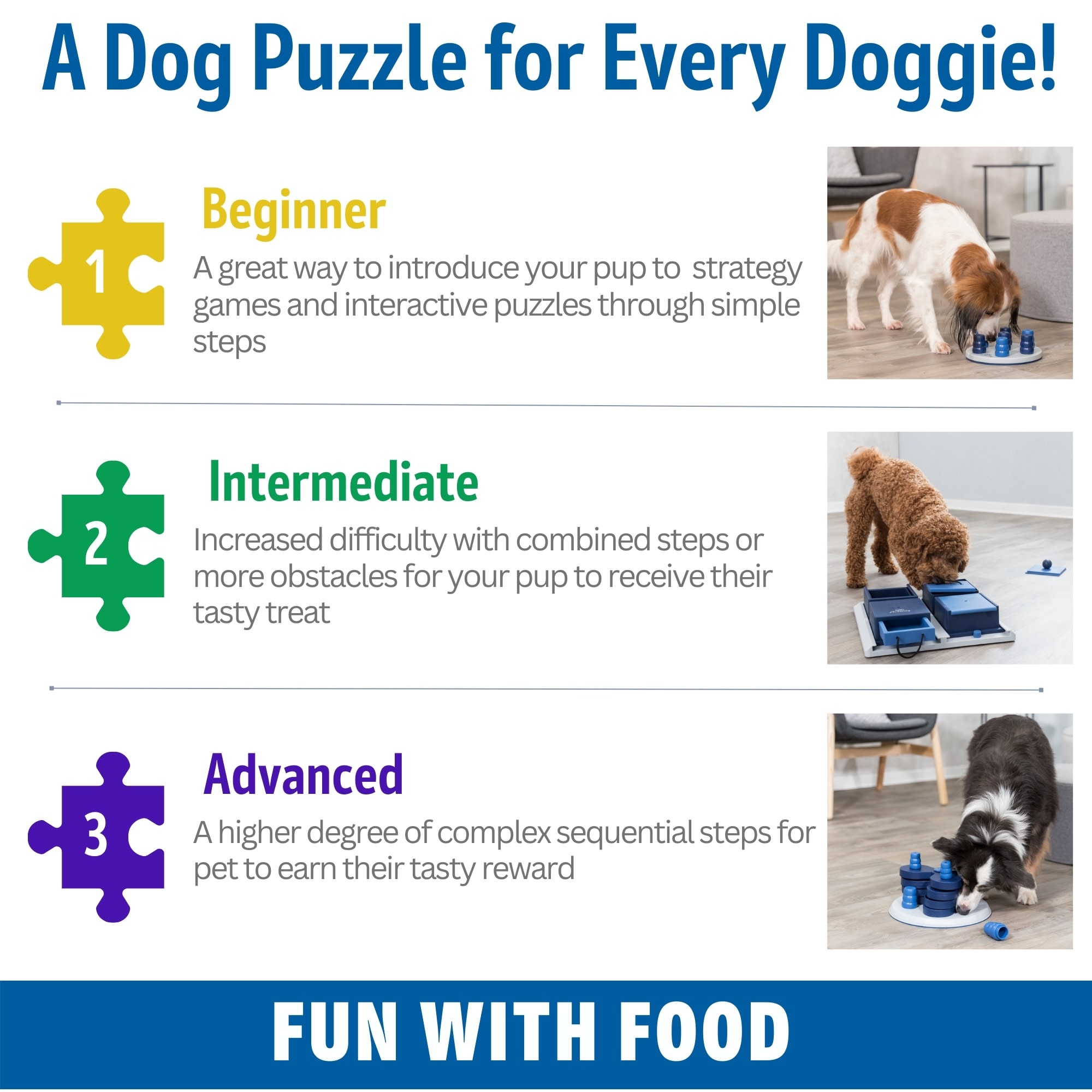 TRIXIE Activity Move 2 Win Dog Toy, 13.25" L X 5" W X 2.25" H