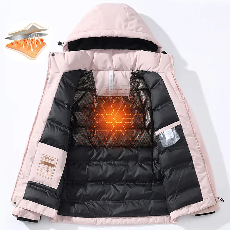 Womens Ski Suit Windproof Waterproof Thicken Warm Snow Coat Winter Skiing And Snowboarding Jacket and Pants Set 241119