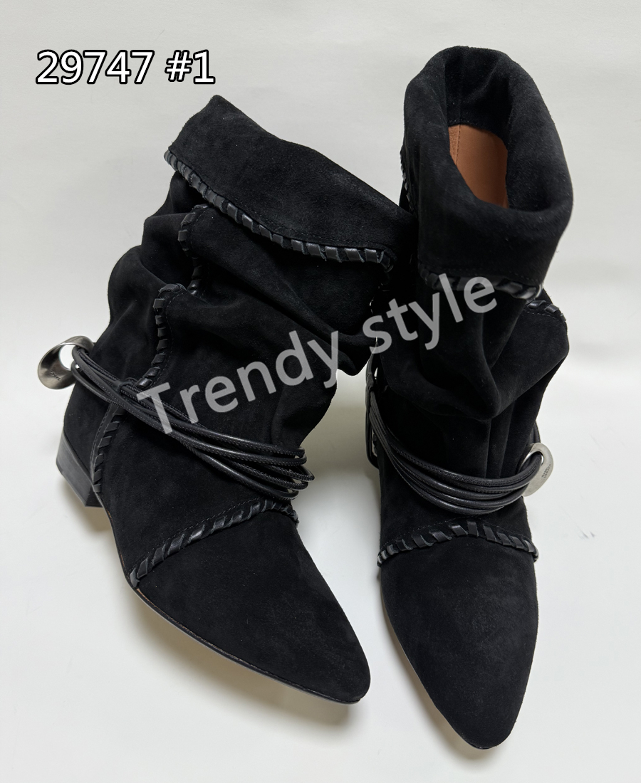 Designer Shoes Bekett Leather Suede Boots Paris Designer Leather Height Increasing Shoes