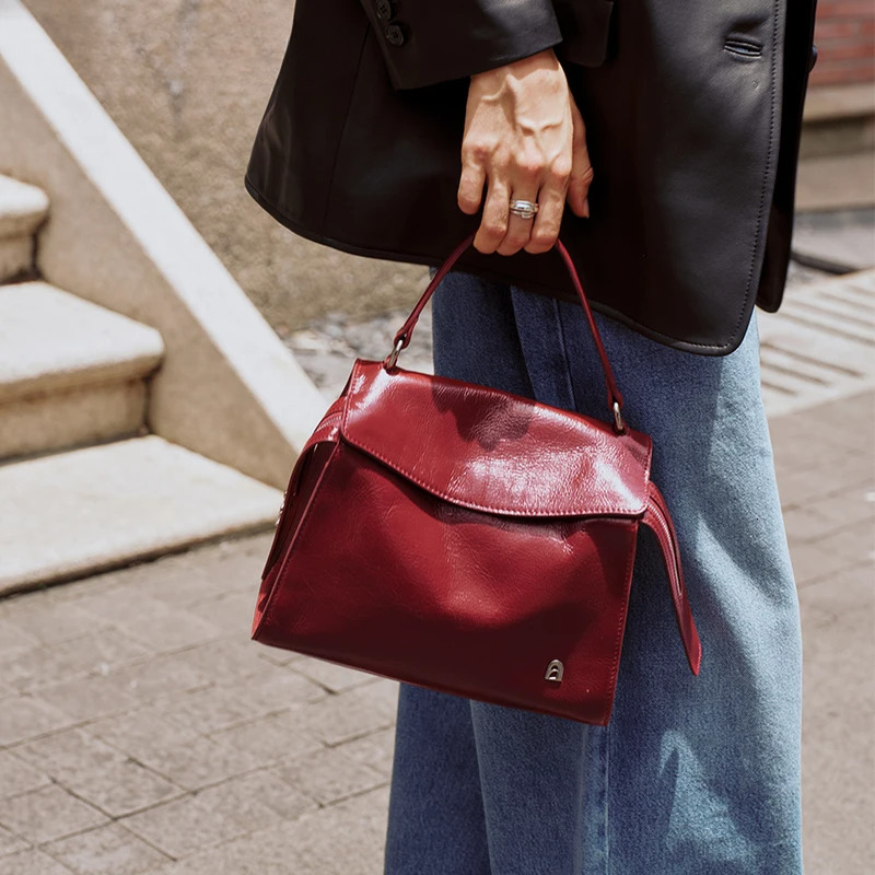New Trend Handbags Women's Leather Crossbody Large Capacity Bag Fashion Shoulder Bags Genuine Leather BagVoyage