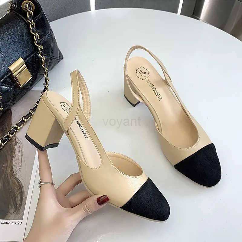 Summer Sandal For Wen High H Sandals Retro Closed Square Toe Mes Shoes Girls Wedding Shoes Elegant Wans Low H Z250326