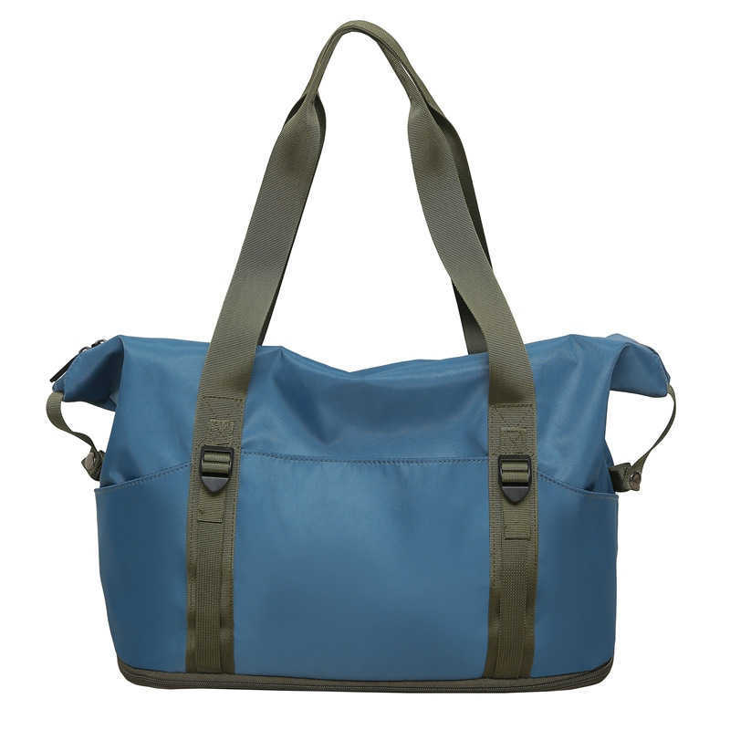 Korean version travel bag, women's short distance hand-held large capacity travel bag, fitness bag, lightweight waterproof storage luggage bag fo