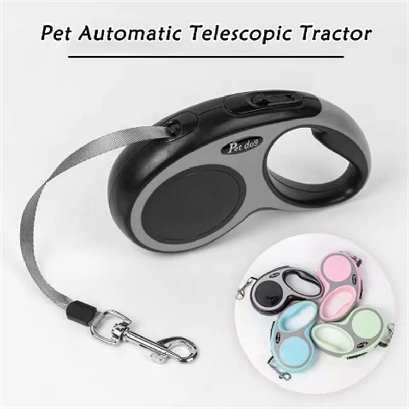 3-5M Nylon Dog Leash Automatic Retractable Durable Cat Lead Extending Puppy Walking Running Traction Roulette For Small Dogs