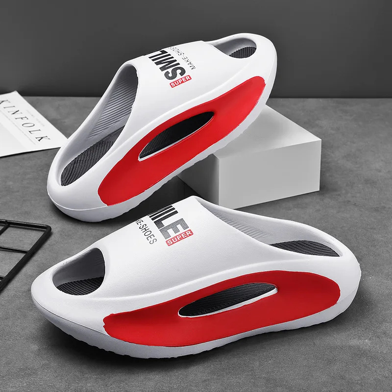 Summer Couple Thick Sole Feet Stepping Cool EVA Men's and Women's Sports Trendy Slippers fashion