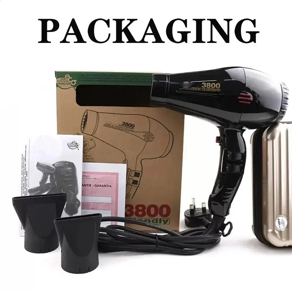 Professional 3800 Hair Dryer 1600W Hair Care Home Appliance Negative Ion Ceramic and Cold Wind Blow Dryer Powerful Wind 241119