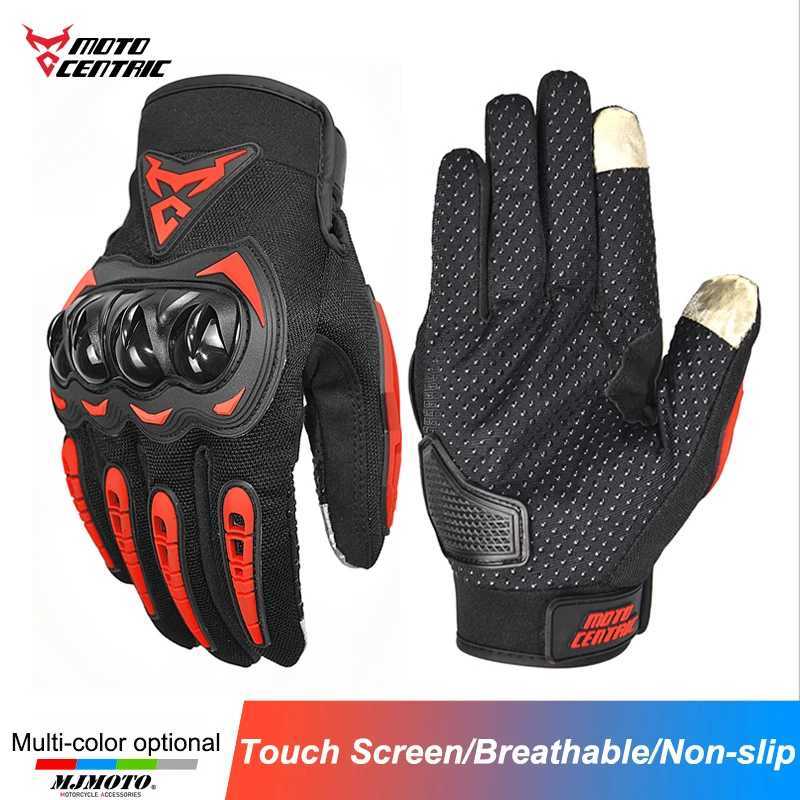 Motorcycle gloves summer riding gloves hard finger joint touch screen motorcycle tactical gloves off-road motorcycle ATV UTVW241120