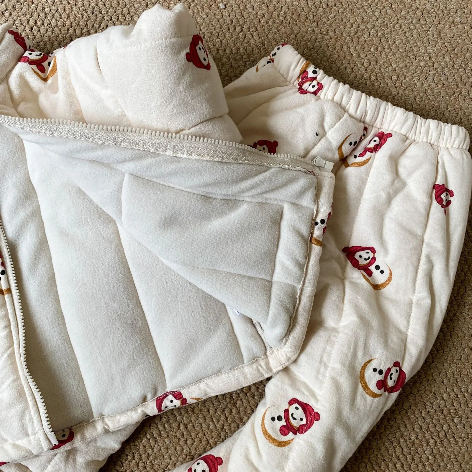 Childrens Pajama Sets 2Pcs Kids Winter Girl Clothing Thicken Warm Sets Children Christmas Gift Boys Sleepwear 241120