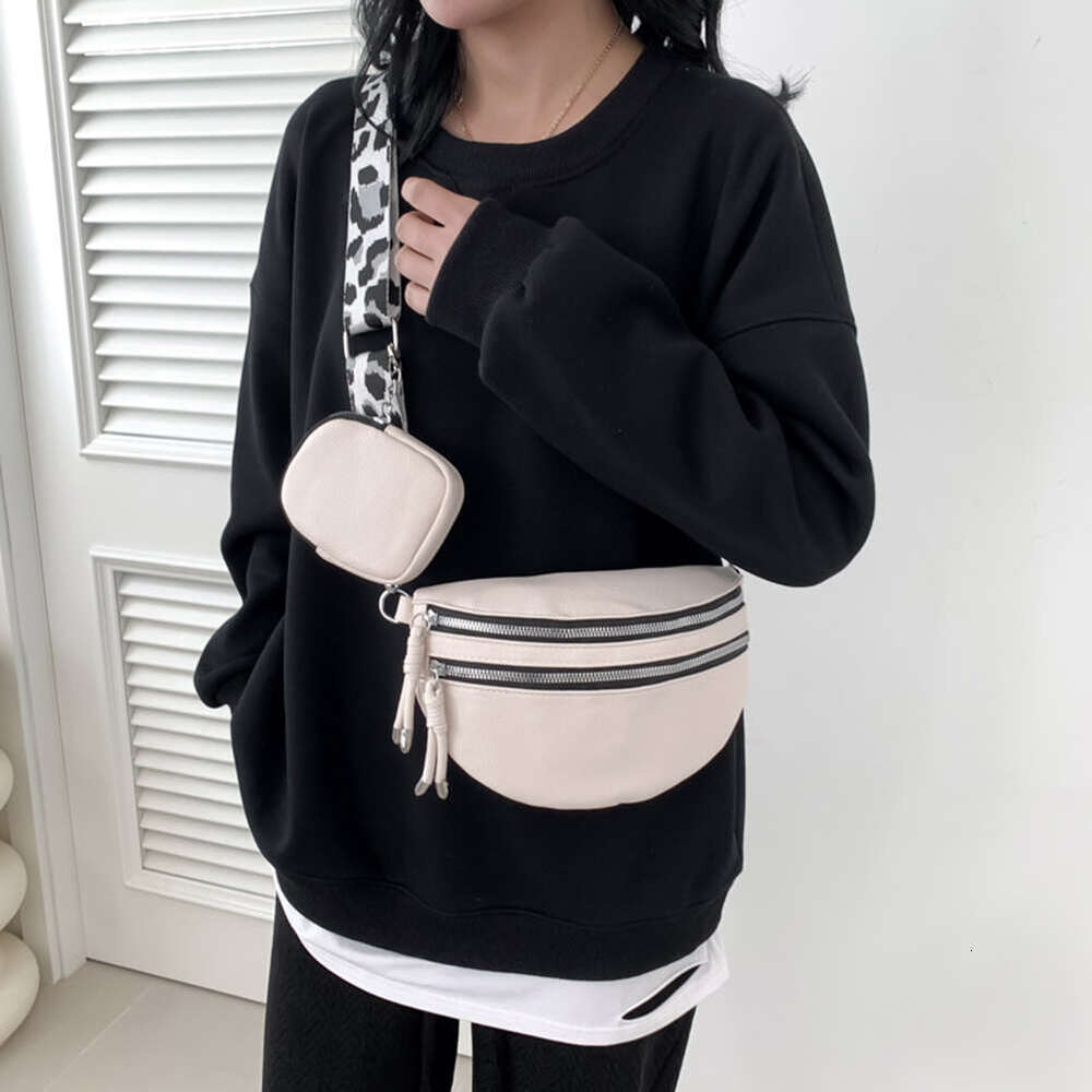 Design Chest Waist Female Pu Leather Saddle Shoulder Crossbody Bag for Women Small Fanny Pack Handbag bolsas feminina