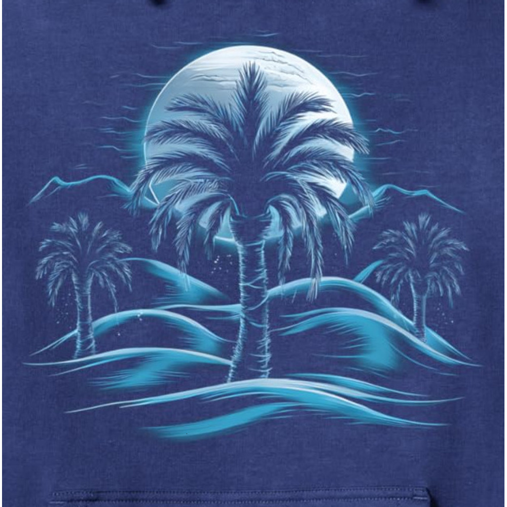 Hoodie for Mens Womens Beach Palm Trees Ocean Sunset Summer Vibes Graphic Pullover Hoodie Graphic Hoodies sweatshirt cool