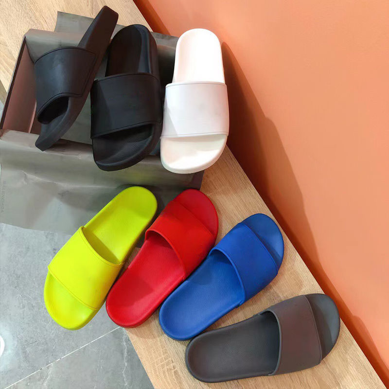 designer Fashion slipper sliders Paris slides sandals slippers for men women Hot Designer unisex Pool beach flip flops Size 35-46 top