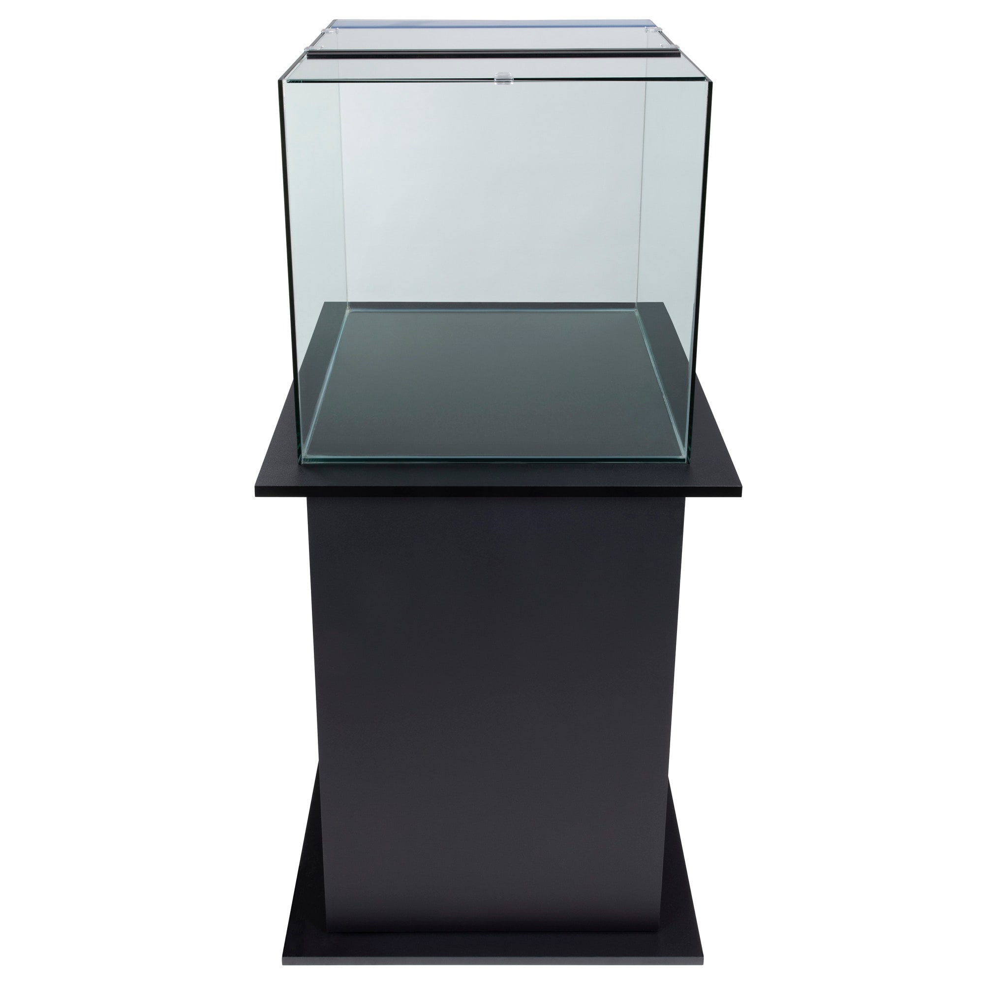 Aqueon Black Pedestal Aquarium Stand, 24"L X 24" W