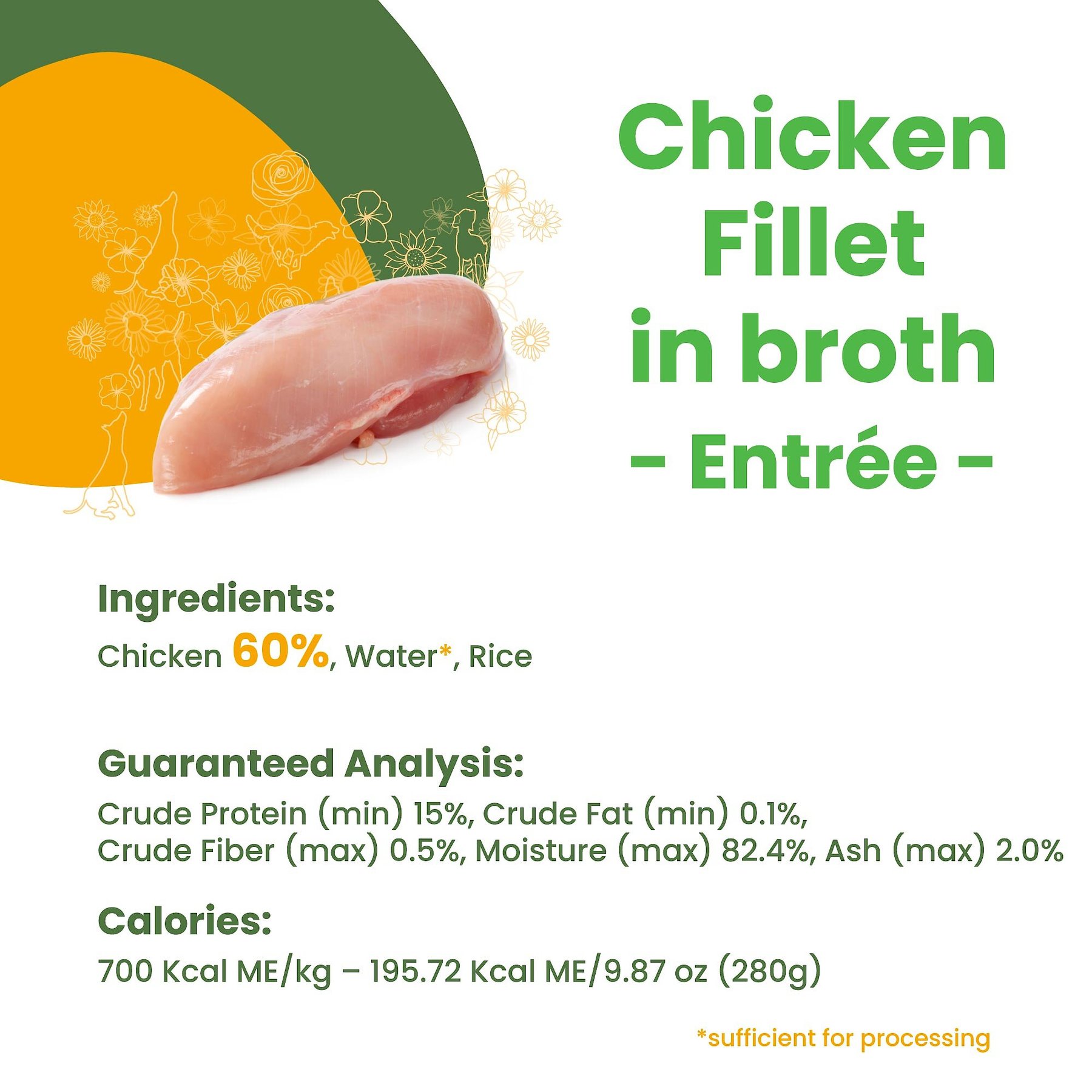 Almo Nature Legend HQS Natural Chicken Fillet Adult Grain-Free Canned Dog Food